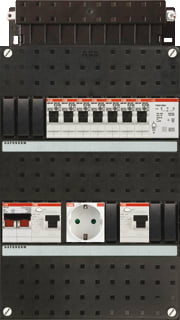 ABB - Hafonorm HAD Groepenkast, geassembleerd kast had3433-22t+wcd+h42