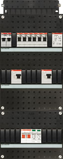 ABB - Hafonorm HAD Groepenkast, geassembleerd had3333-22ft+ov2+hs402