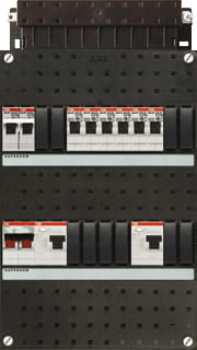 ABB - Hafonorm HAD Groepenkast, geassembleerd Inst. Kast Had3432-22F+H42