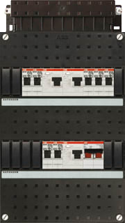 ABB - Hafonorm HAD Groepenkast, geassembleerd Kast Had333232-222+H42