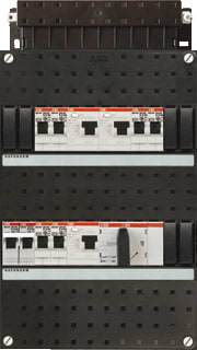 ABB - Hafonorm HAD Groepenkast, geassembleerd Kast Had323232-222F+H44