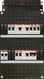 ABB - Hafonorm HAD Groepenkast, geassembleerd Kast Had333232-222F+H42