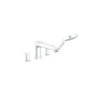 Hansgrohe - Talis E Badmengkraan (opbouw) 4Gat Badkraan Mw