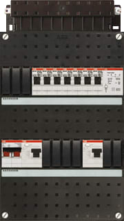 ABB - Hafonorm HAD Groepenkast, geassembleerd Inst. Kast Had3433-22T+H42