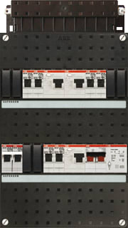 ABB - Hafonorm HAD Groepenkast, geassembleerd Kast Had323232-222Ft+H42