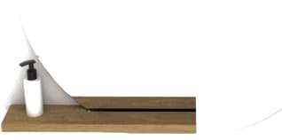 Looox - Wood Wandplank Wandplnk Wm Asym 60 Og