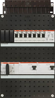ABB - Hafonorm HAD Groepenkast, geassembleerd Inst. Kast Had3433-44T+H44