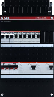 ABB - Hafonorm HAD Groepenkast, geassembleerd Inst. Kast Had3333-44K+H44