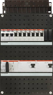 ABB - Hafonorm HAD Groepenkast, geassembleerd Inst. Kast Had3433-44K+H44