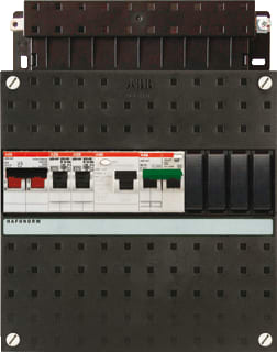 ABB - Hafonorm HC Groepenkast, geassembleerd inst. kast hc132/1+h42*
