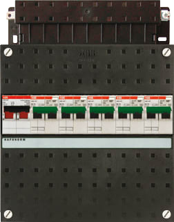 ABB - Hafonorm HC Groepenkast, geassembleerd Inst. Kast Hc500/1+H42*