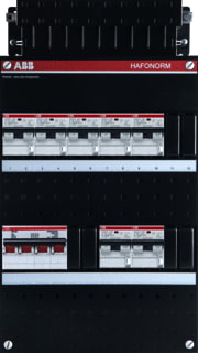 ABB - Hafonorm HC Groepenkast, geassembleerd Inst. Kast Hc700/3+H44