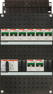 ABB - Hafonorm HC Groepenkast, geassembleerd Inst. Kast Hc800/3+H44