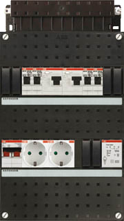 ABB - Hafonorm HAD Groepenkast, geassembleerd kast had3232-22t+2xwcd+h42