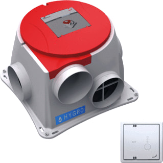 Zehnder - Woonhuisventilator comfofan s co2 hygro
