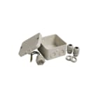 Attema - Cable-mate AK1 Opbouwdoos wand/plafond M20/25 + 2Xm20 Rst3P Gr