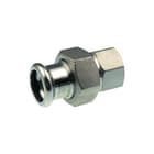 VSH - XPRESS RVS R2738 Fitting met 2 aansluitingen Rvs Kop Re18X1/2 Prxbi-Vld