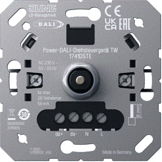 Jung - Potentiometer vr lichtregelsysteem Power Dli-Strnhd 1741Dste