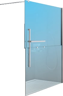Hüppe - Duplo Inloopdouche Dupl Walk-In 140R Hap/Chr