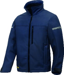 Snickers - Jack Softshell Bl/Zw Xl