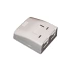 Radiall - RDC Datacontactdoos twisted pair Wandopbouwdoos 2V