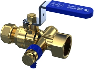 Raminex - S.28 Kogelafsluiter Kogelkr Dn15 15Knx3/4W+Aft