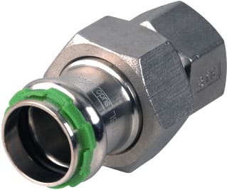 VSH - SudoPress RVS SP6330GV Fitting met 2 aansluitingen Sudo Overg 3D Ff 15Xrp1/2