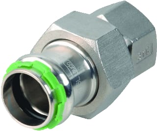 VSH - SudoPress RVS SP6330GV Fitting met 2 aansluitingen Sudo Overg 3D Ff 18Xrp1/2