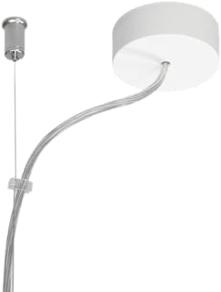 Trilux - LUCEO Elektr. toebeh. v verlichtingsarm. Plafondaansluitds Rond Wit