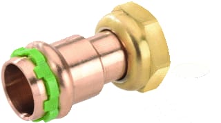 VSH - SudoPress Koper SP4359GV Fitting met 2 aansluitingen Sudo Koper Wartl Ff15Xg1/2