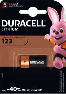 Duracell - HP Litihium Batterij, niet oplaadbaar Batt Li Dl123 Br1