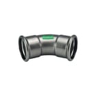 VSH - SudoPress RVS SP6041VM Fitting met 2 aansluitingen Sudopress Bocht 45 Ff 76,1
