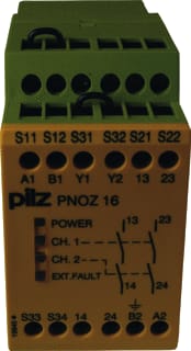 Pilz - PNOZ Relais vr veiligheidsstroomcircuits 16 24Vuc