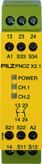 Pilz - PNOZ Relais vr veiligheidsstroomcircuits X2.1 24Vuc