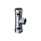 Viega - Megapress S Fitting met 3 aansluitingen Tstuk Bin 1.1/2X3/4X1.1/2