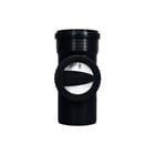 Pipelife - Master 3 PLUS Fitting met 2 aansluitingen Ppm Onts.St 110 M/S Zwart