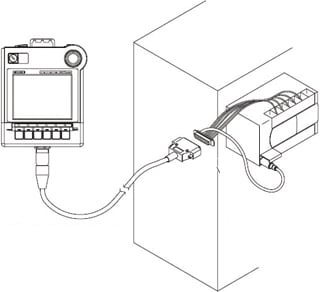 Mitsubishi - GOT 11 PC-kabel kab.gt11-cabinet ext   6m