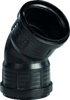 Pipelife - Master 3 PLUS Fitting met 2 aansluitingen Ppm Bocht 90 45 2Xm Zw