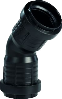Pipelife - Master 3 PLUS Fitting met 2 aansluitingen Ppm Bocht 50 45Gr 2Xm Zw