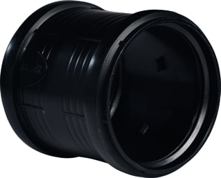 Pipelife - Master 3 PLUS Fitting met 2 aansluitingen Ppm Dubbele Sok 50 Zwart