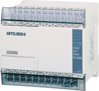 Mitsubishi - Compact FX1S 240Vac PLC basiseenheid fx1s 16/14-io-rel 240vac