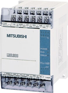 Mitsubishi - Compact FX1S 240Vac PLC basiseenheid fx1s 8/6-io-tra  240vac