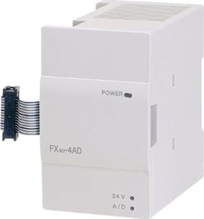 Mitsubishi - Compact FX3U PLC analoge in- en uitgangsmodule Fx3U Ext. Ing 4Xana 12B