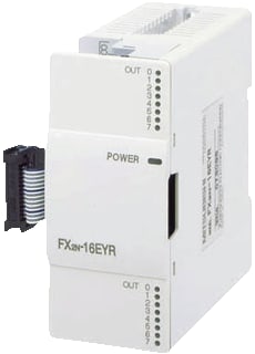 Mitsubishi - Compact FX.N+FX3U Modulair PLC digitale in- en uitgangsmodule Fxn/3 Ext.Ing 16Xdig 24Dc