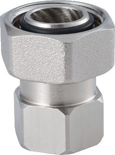 Hummel - Design Technik Fitting met 2 aansluitingen Re.Kopp 1/2Bix3/4Ec-Moer