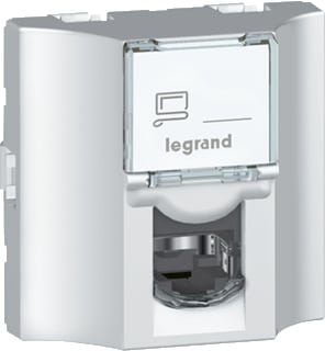 Legrand - Mosaic Datacontactdoos twisted pair mos utp 5e 1v 2mod alu
