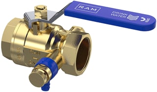Raminex - S.28 Kogelafsluiter Kogelkr Dn25 1Bi+Aft