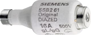 Siemens - DIAZED 5SB2 D-zekering Smeltpatr 5Sb211 2A D2 T