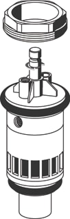Schell - SchelloMat Basic Kraanbovendeel Binnenw