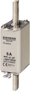Siemens - 3NA3 NH0 Smeltpatroon (mes) Mespatroon 3Na3003 10A0